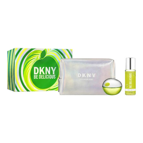 DKNY Be Delicious Gift Set - EDP 100ml + Body Mist 125ml + Pouch